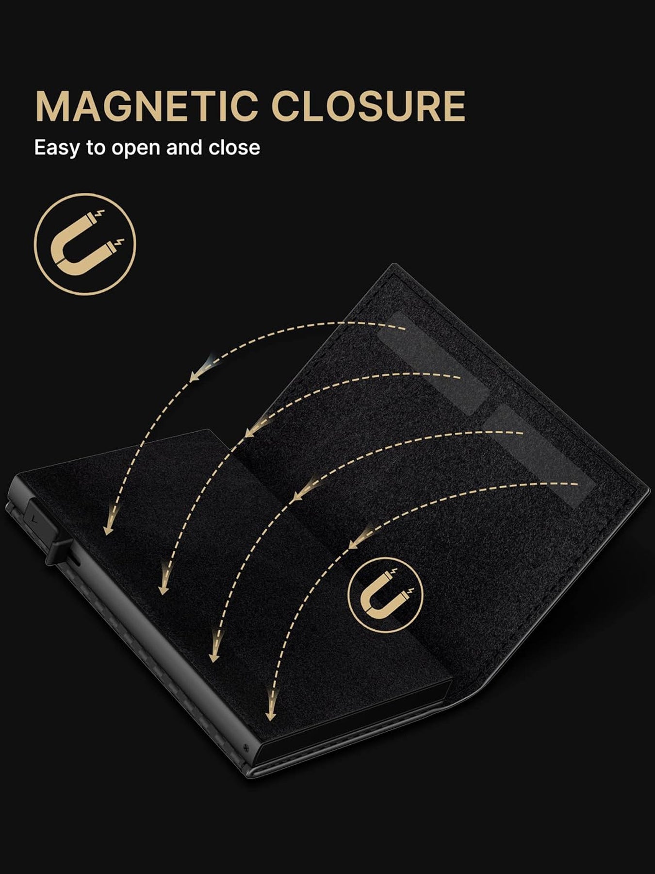 Men's Ultra-thin Smart Wallet Card Clamp